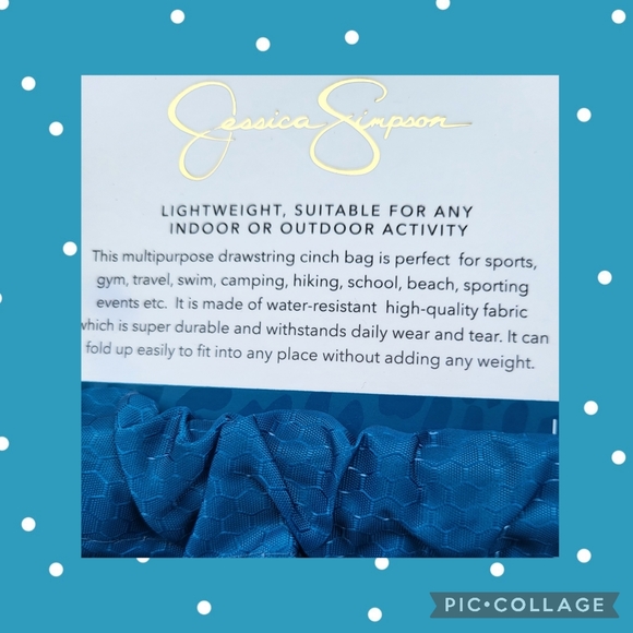 Jessica Simpson Drawstring Cinch Bag - Picture 5 of 5